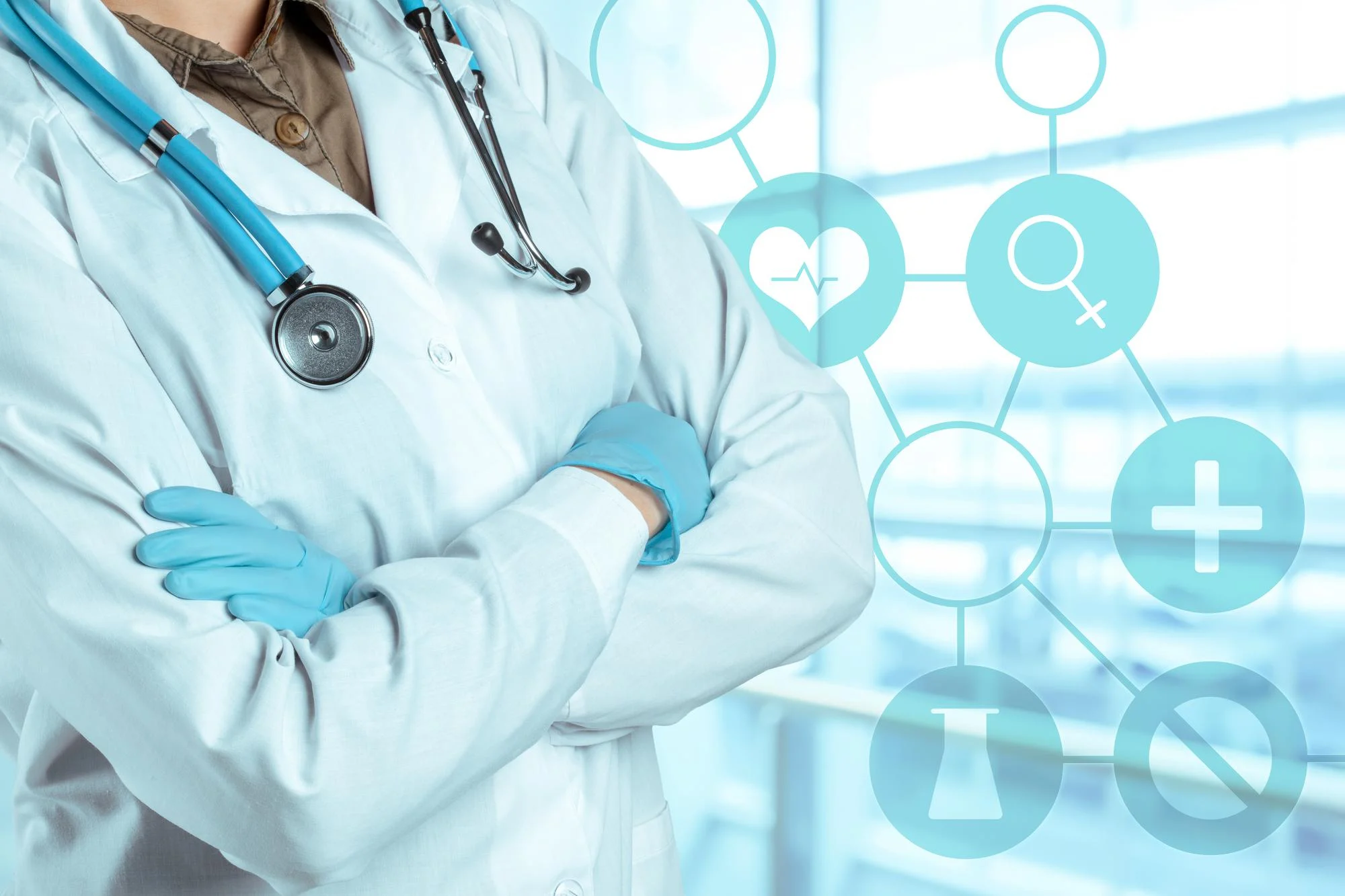 Specialist working in an IVF embryology laboratory